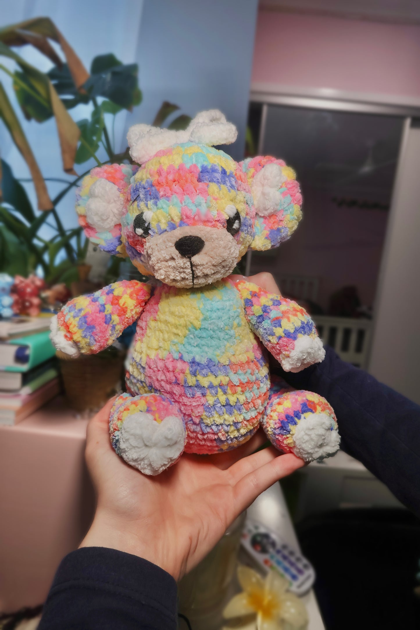 DIGITAL Crochet Heart Bear Pattern