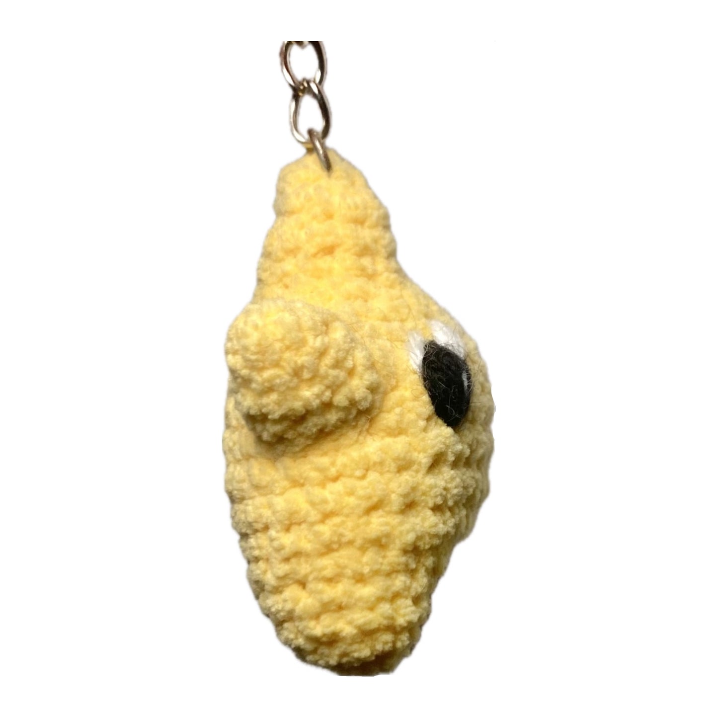 Lumi star crochet keyring