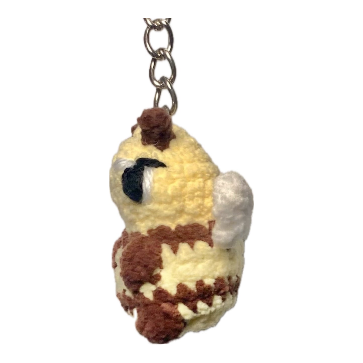 Bumblebee crochet keyring