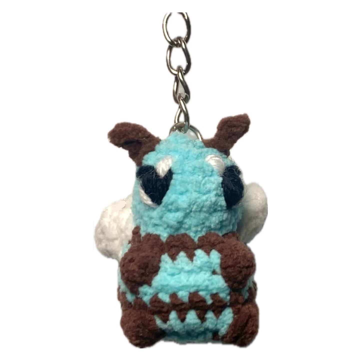 Bumblebee crochet keyring