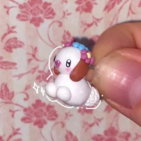 Bunny Polymer Clay Charms