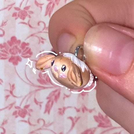 Bunny Polymer Clay Charms