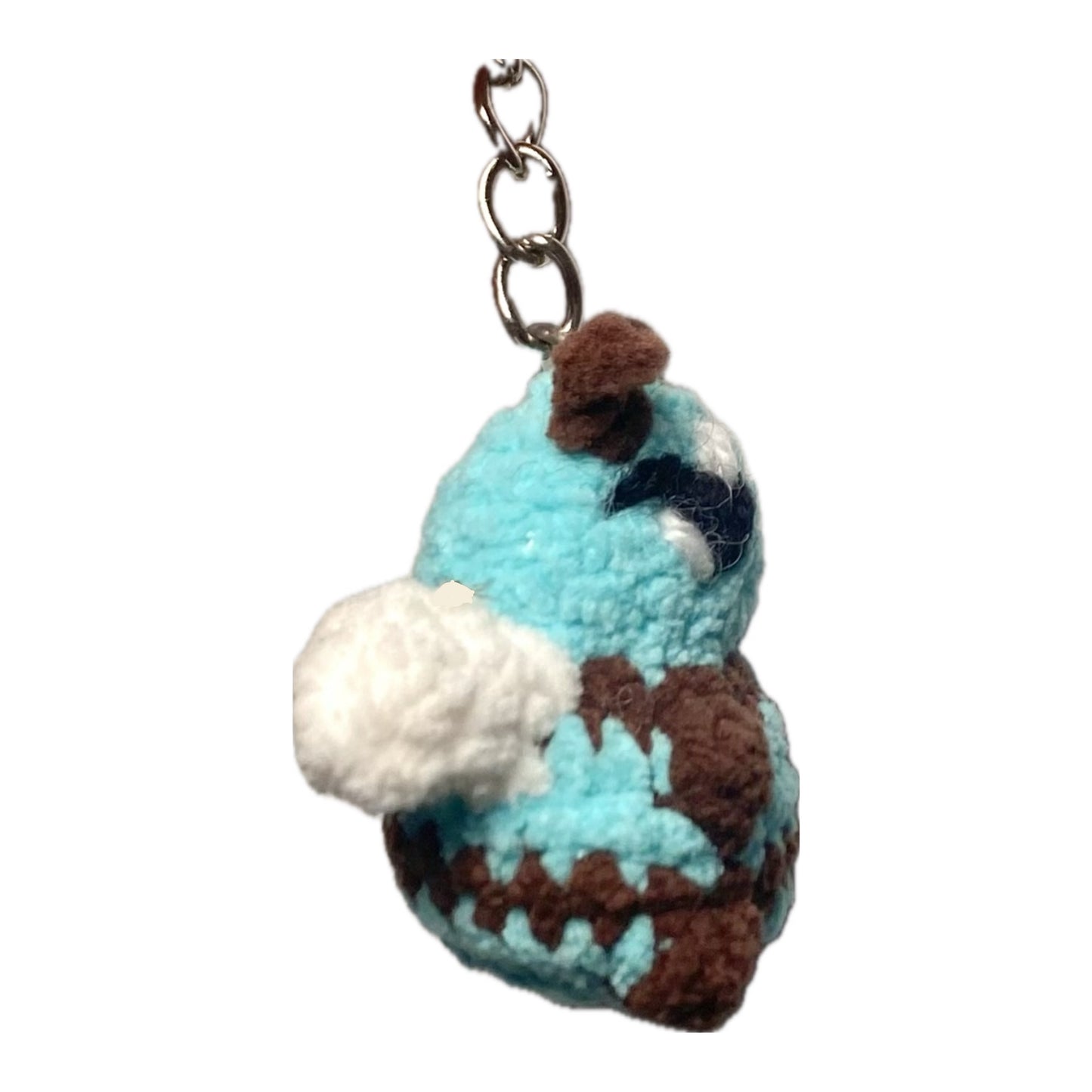 Bumblebee crochet keyring