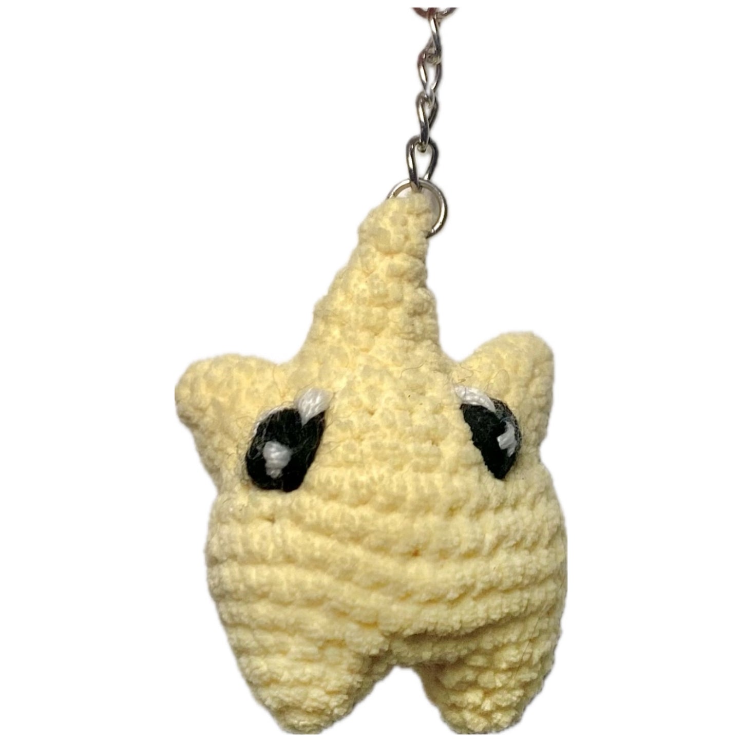 Lumi star crochet keyring