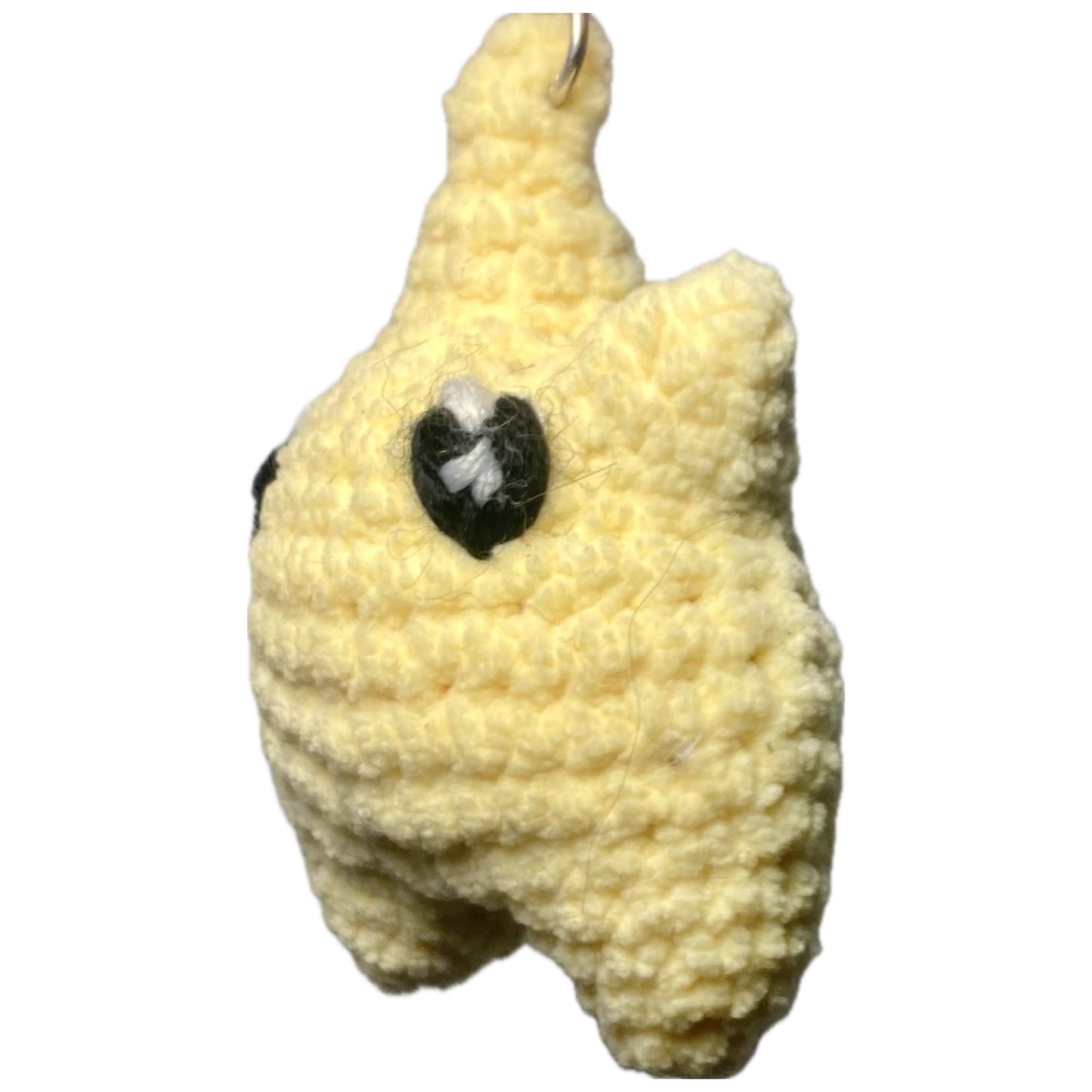 Lumi star crochet keyring