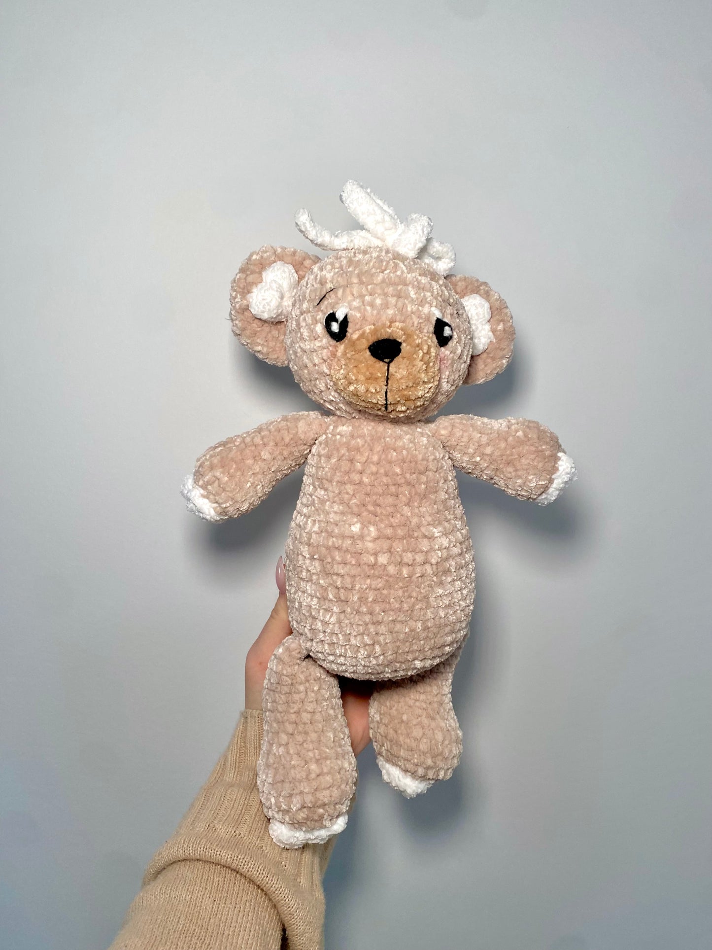 Crochet Heart Bear