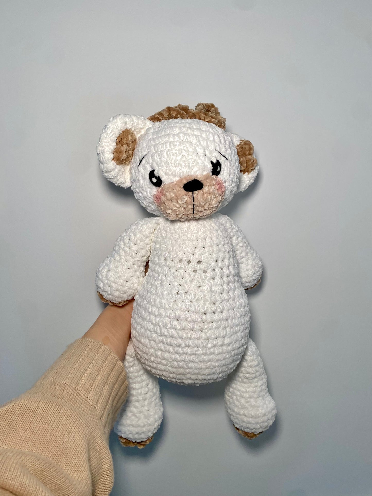 Crochet Heart Bear